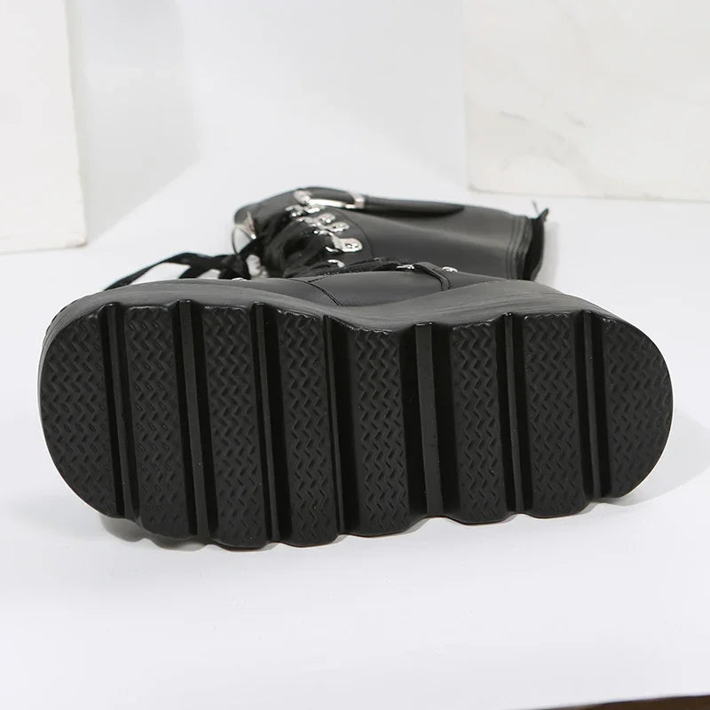 Nyra Strap Combat Boots